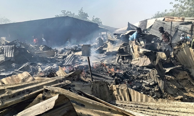 Incendie marché de Dembé : Bilan provisoire, plus 400 boutiques brulés