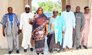 N'Djaména : Mme. Amina Kodjiana reçoit les Sénateurs de sa circonscription
