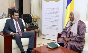Médias : Le Chargé d'affaires de l'ambassade d'Égypte reçu par la Présidente de la HAMA
