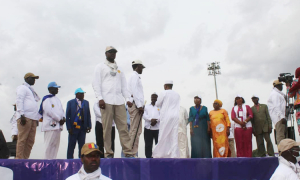 Le candidat de la coalition pour Tchad uni à Doba