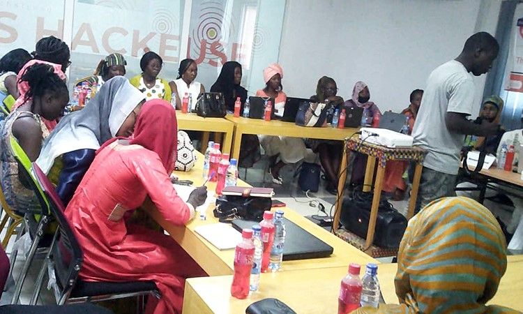 Les femmes journalistes sont en formation