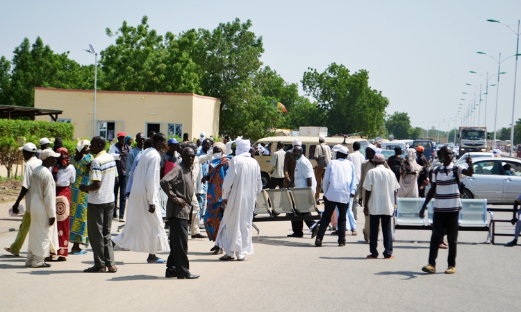 Les retraités du Tchad manifestent